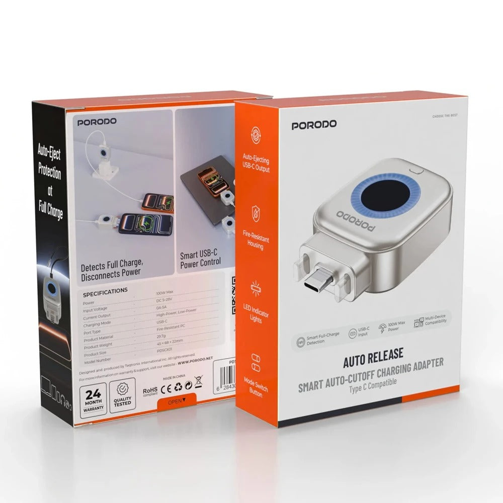 AI Smart Auto-Stop Charging Adapter