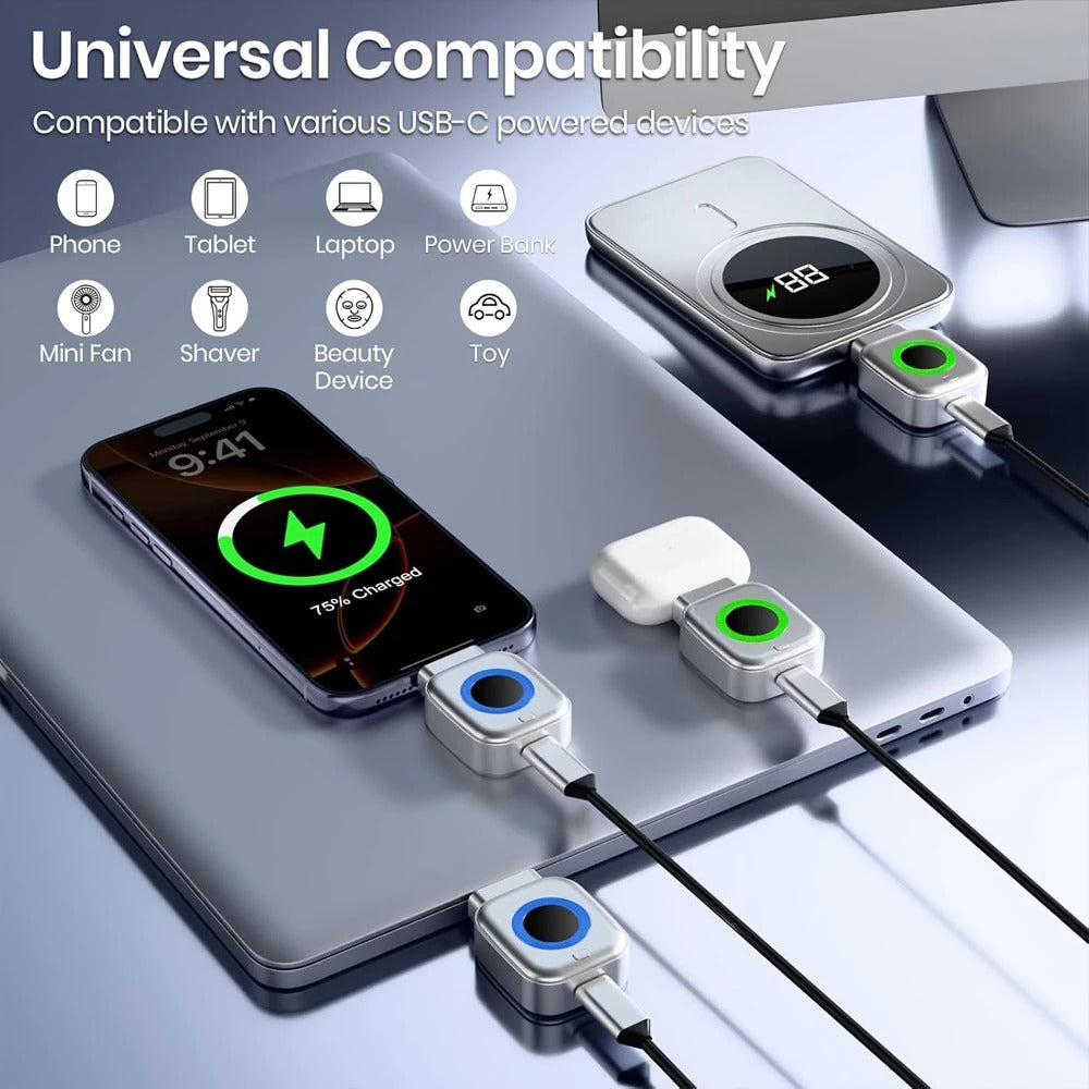 AI Smart Auto-Stop Charging Adapter