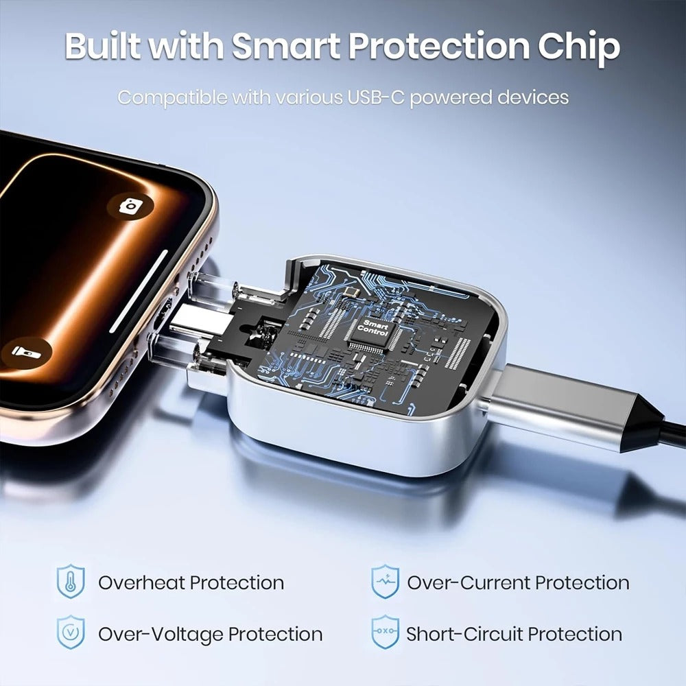 AI Smart Auto-Stop Charging Adapter