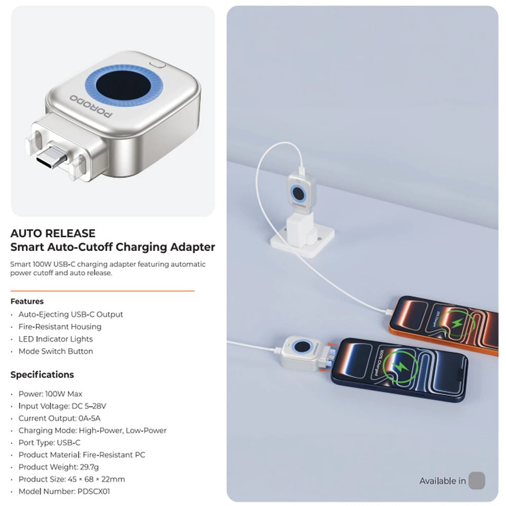 AI Smart Auto-Stop Charging Adapter