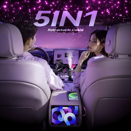 5-in-1 Car Charger with Star light