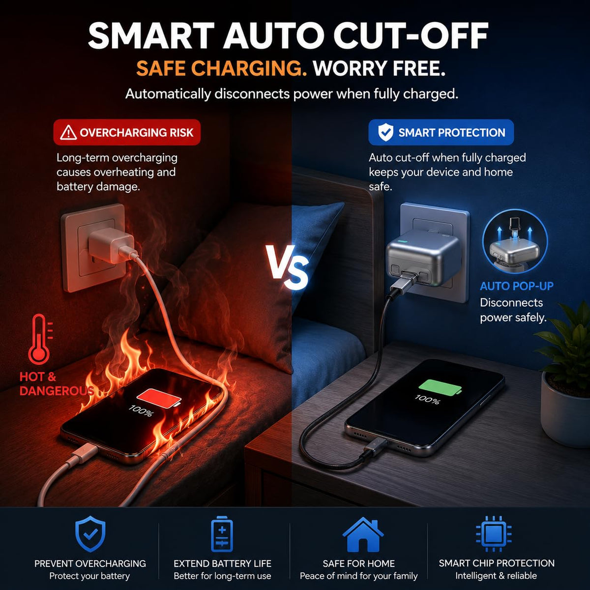 Safer Charging, Better Battery Care
