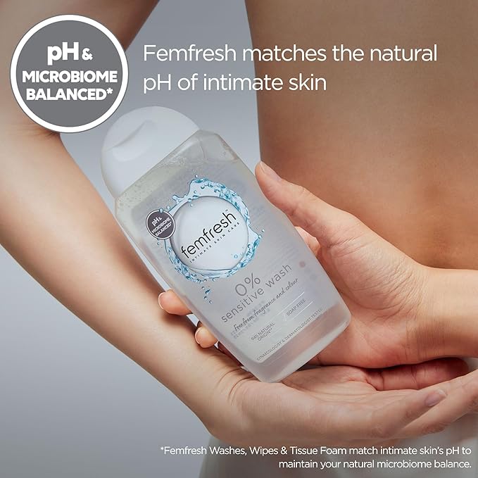 Femfresh - غسول للمناطق الحساسة 0% مواد عطرية